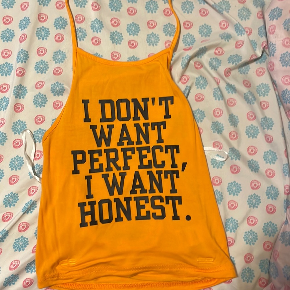 Orange Crop top